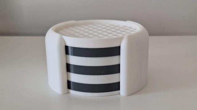 Stojan na podtácky / Coaster stand 3D model thumbnail