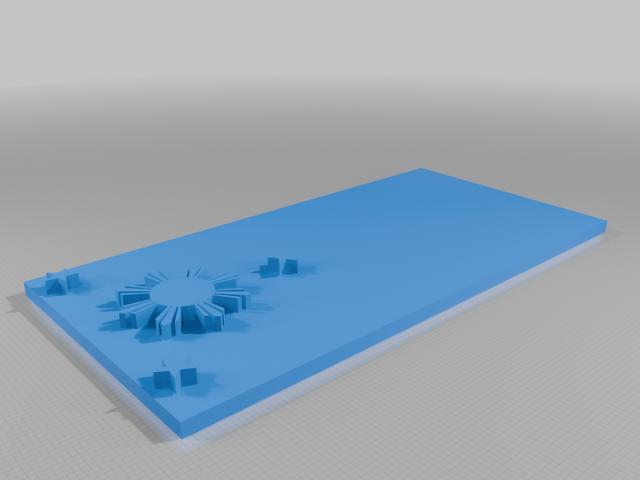 flag 3D model thumbnail