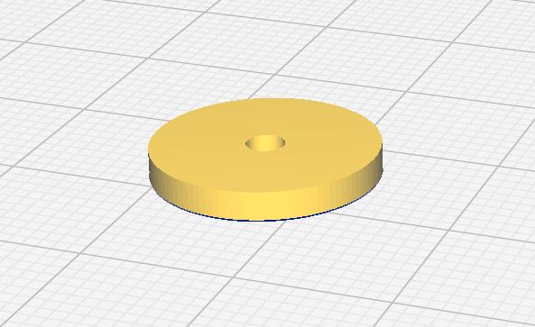 M2.5 PC Standoff Screw Washer 3D model thumbnail
