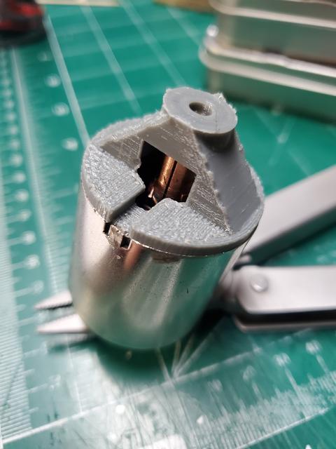RC Motor End Bell 3D model thumbnail