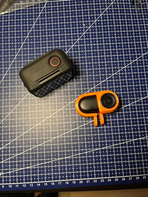 Insta360 GO 3s FPV mount 3D model thumbnail