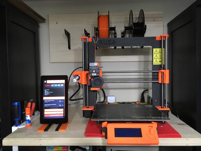 Raspberry Pi Display Case Portrait Feet Mod 3D model thumbnail