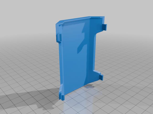 Anycubic Kobra 3 print head cover Biohazard 3D model thumbnail