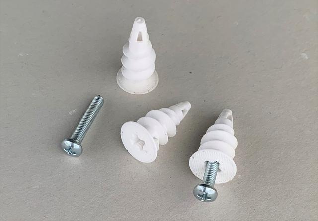 Threaded Drywall Anchor 3D model thumbnail