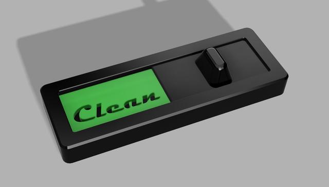 Dishwasher Clean / Dirty Sign improvements - Tolerances and New Cover 3D model thumbnail