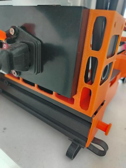 PSU support Ender 3 tool holder 3D model thumbnail