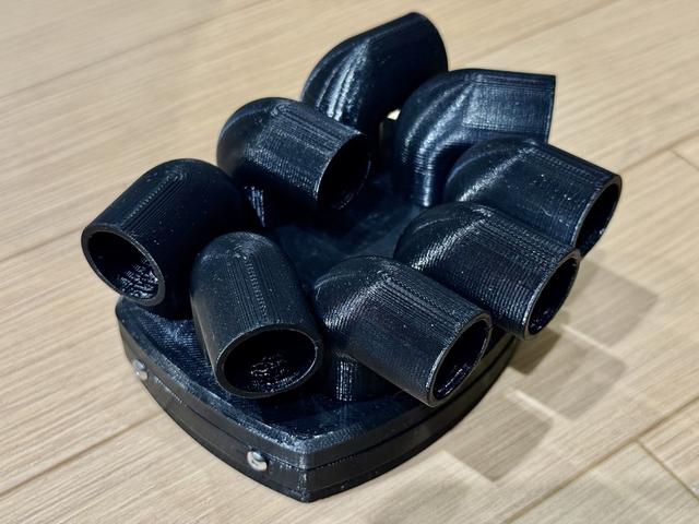 Large-Opening Air Cleaner Box Cover for APtrikes125 3D model thumbnail