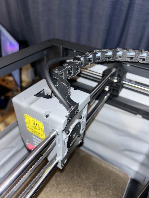AD5M Drag Chain (NO EXTRA SCREWS / FITTINGS REQUIRED) 3D model thumbnail
