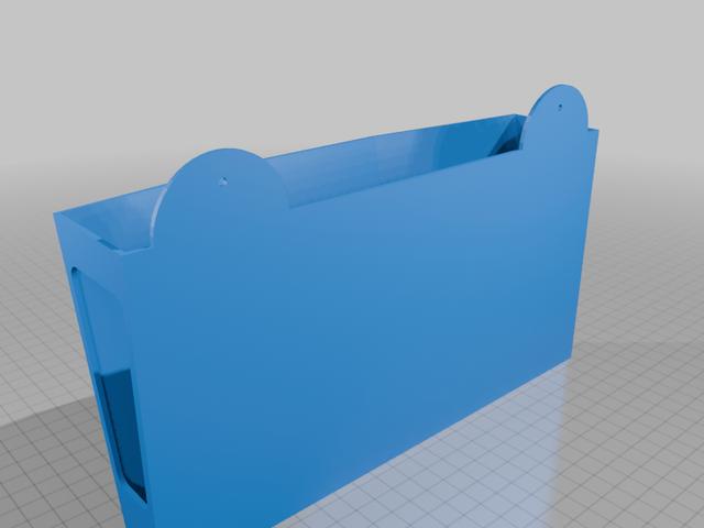 Wall mount for the ASUS RT-BE58U router 3D model thumbnail
