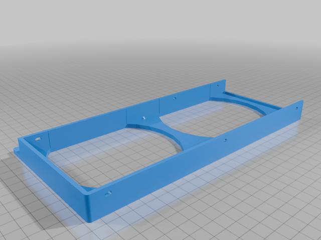 Inno3D 5070 dual 9cm fan to dual 12cm fan base 3D model thumbnail