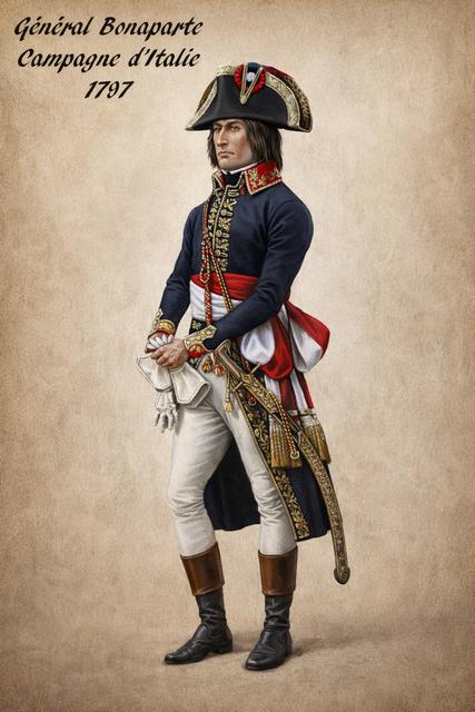 Soldat de l'empire no 50: Le Général Bonaparte, campagne d'Italie, 1797 3D model thumbnail