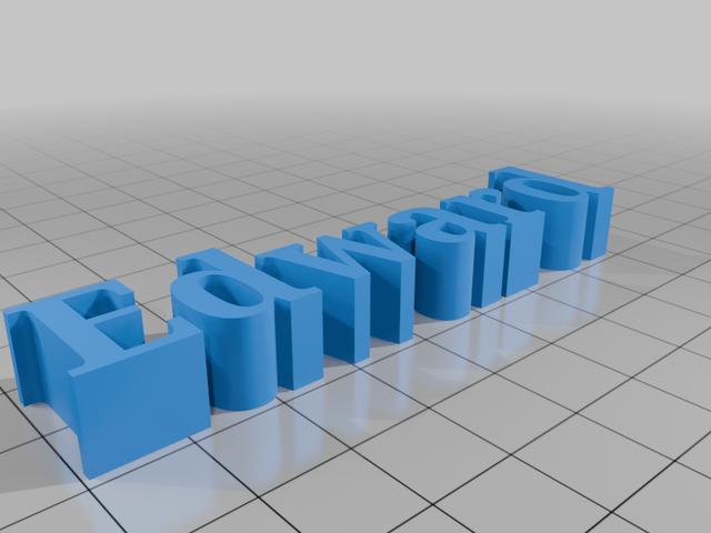 Edward 3D model thumbnail