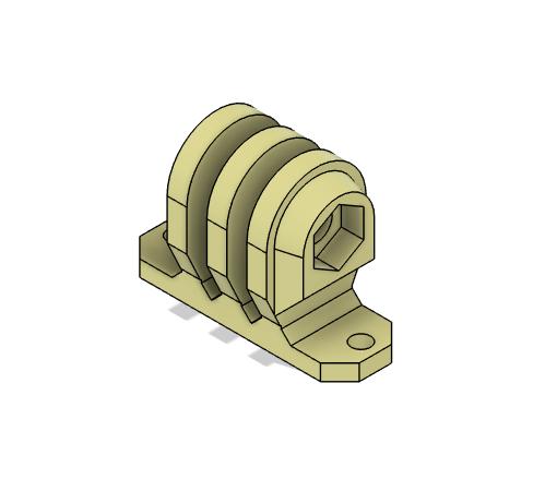 TBS Source Two GoPro Mount 3D model thumbnail