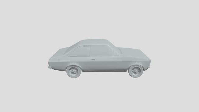 Ford Escort Mk2 scale1-70 for 3D-printing 3D model thumbnail