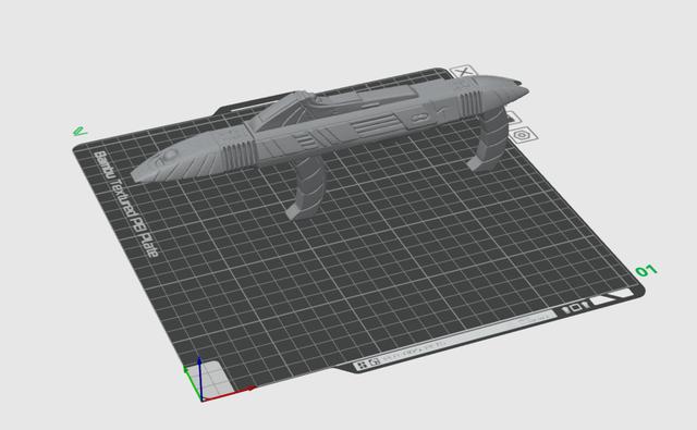 AFA - Cardassian - 4.5" Scale - Disruptor  3D model thumbnail
