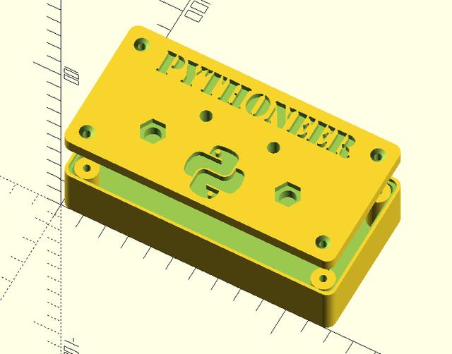 Pythoneer's Project Box 3D model thumbnail