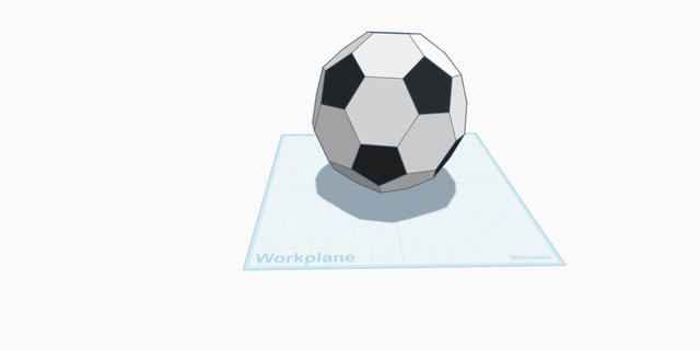 Soccer ball 3D model thumbnail