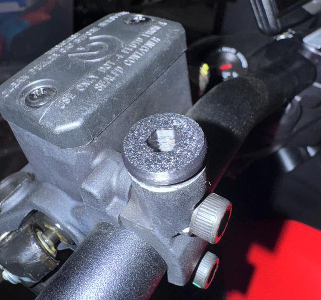 Ducati Scrambler Mirror Block offs 3D model thumbnail