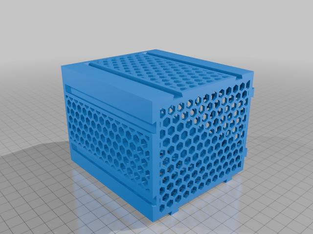 Craftsman V20 battery storage grid 3D model thumbnail