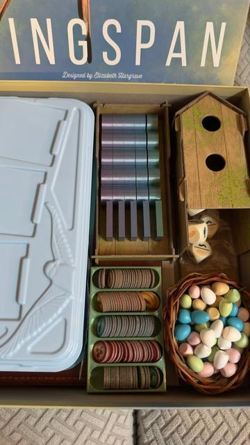 Wingspan Player Tray and Food Box 3D model thumbnail