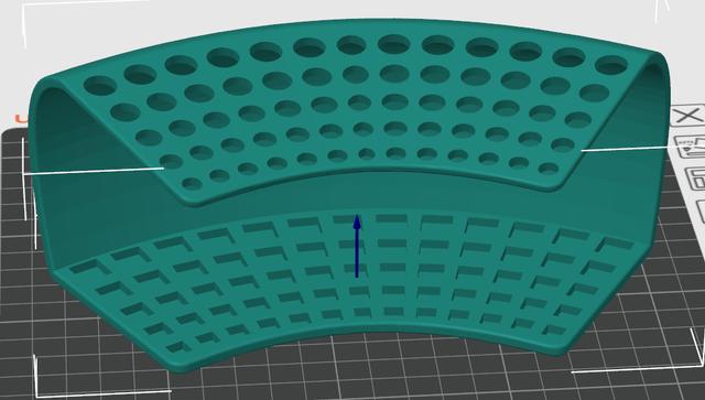 Paint Brush Holder v2 3D model thumbnail