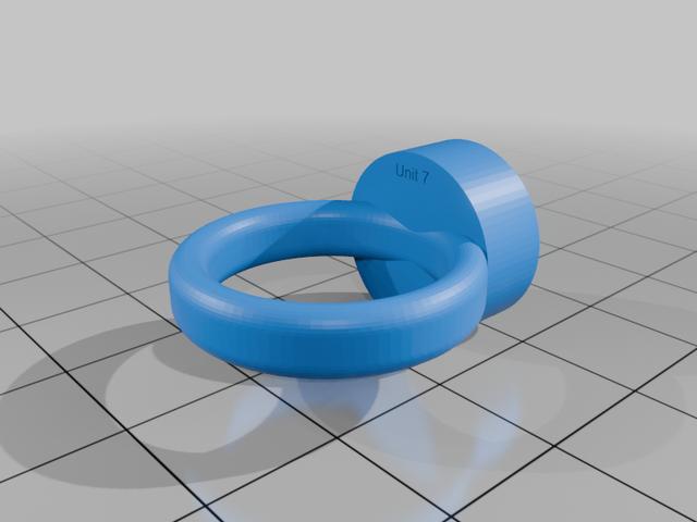 Happy ring for unit 7 3D model thumbnail