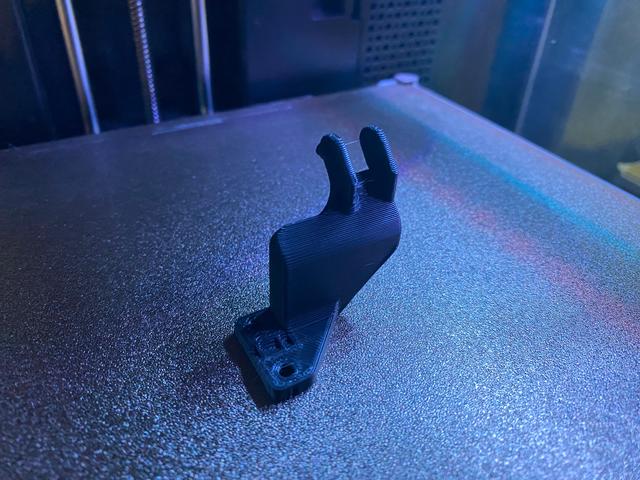 Flashforge Adventurer 5M (AD5M) - simpler, easier, faster drag chain termination at hotend (v1.1) 3D model thumbnail