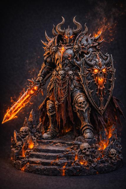 Death Knight 3D model thumbnail