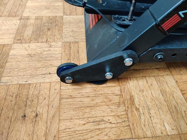 Rolling Solution for Sim Racing Rig 3D model thumbnail