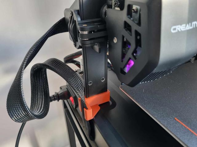 Ender 3 V3 SE/KE Cable Holder 3D model thumbnail