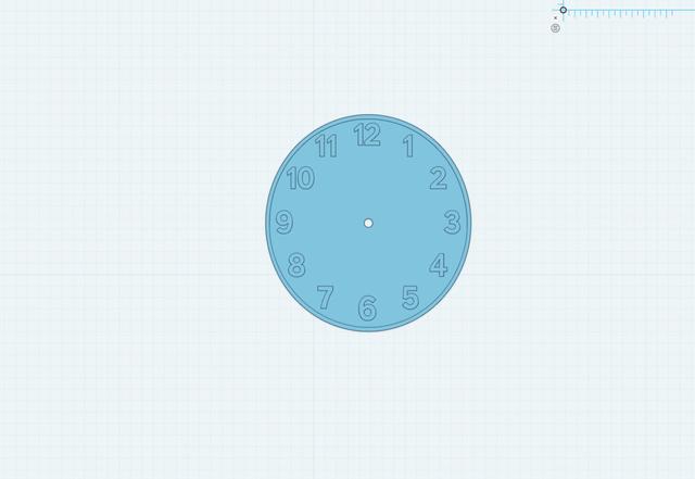 Simple Wall Clock 3D model thumbnail