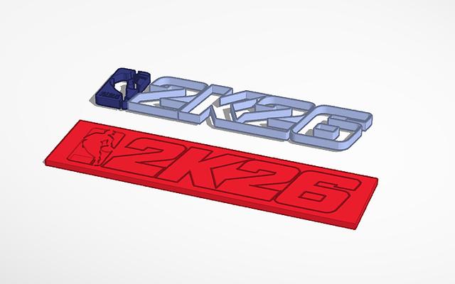NBA 2K26 Signage  3D model thumbnail