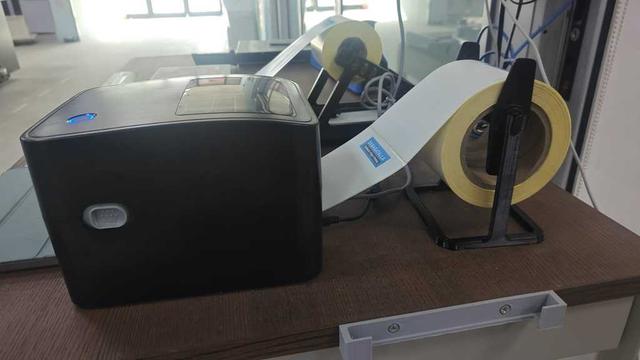 X printer label printer holder  3D model thumbnail