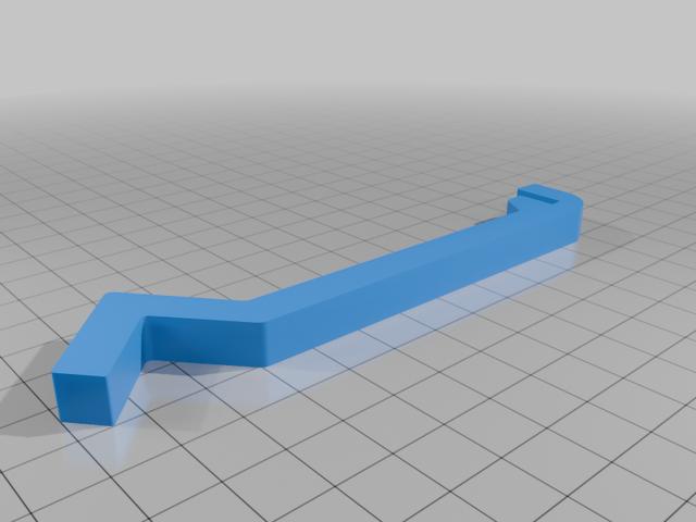 custom eye glasses holder for display at eye doctor 3D model thumbnail