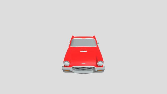 Ford T-Bird 1957 for 3D-printing 3D model thumbnail