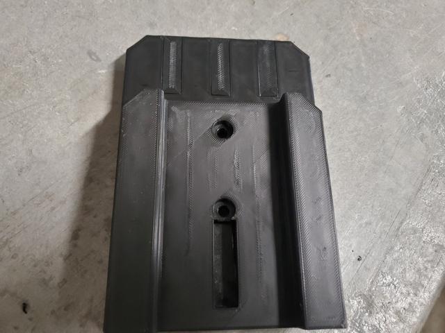Ego Battery Wall Mount for Pegboard 3D model thumbnail