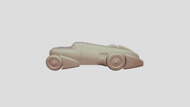 Auto Union Rekordwagen scale1-70 for 3D-printing 3D model thumbnail