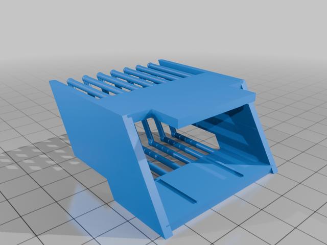 Replacement comb attachment for Panasonic ER2051k,ER-203,ER-2031,ER203k804,ER2051 3D model thumbnail