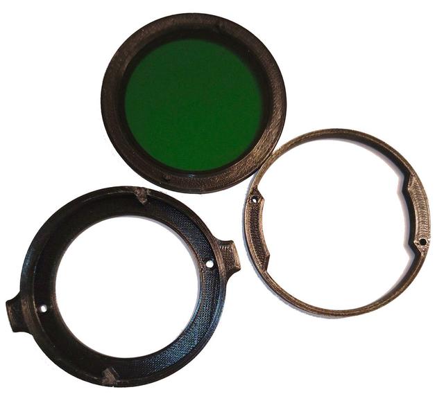 Rusan MAR moduar adapter - Cover for thermal image with filter 3D model thumbnail