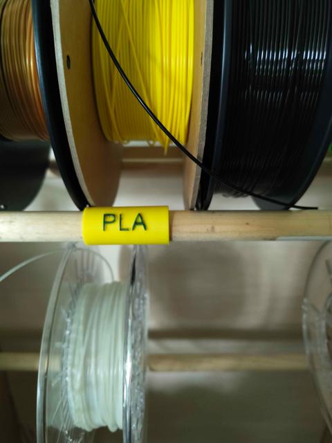 Organizer Filament Clip for 19mm Rods 3D model thumbnail
