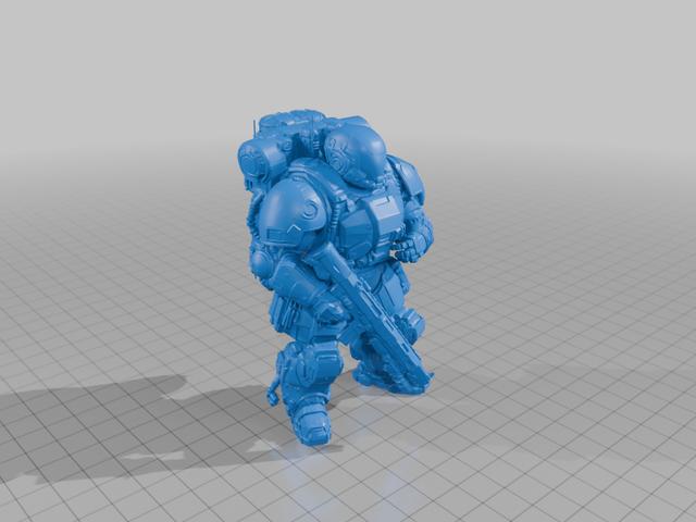 OGRE Battlesuit/Troll 3D model thumbnail