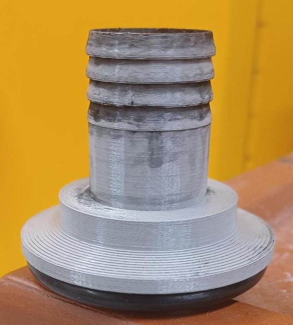 25mm hose adapter to KF40 3D model thumbnail