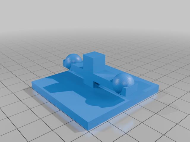 cierre para caja de cartón 3D model thumbnail