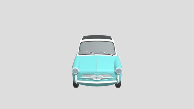 Bianchina Transformabile 1957 for 3D-printing 3D model thumbnail