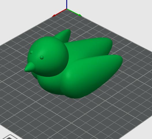 Duck 3D model thumbnail