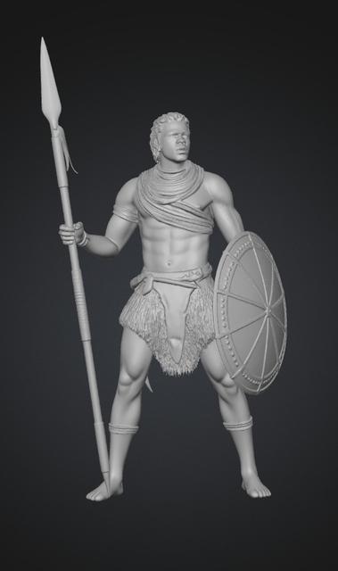 Dawn Warrior 3D model thumbnail