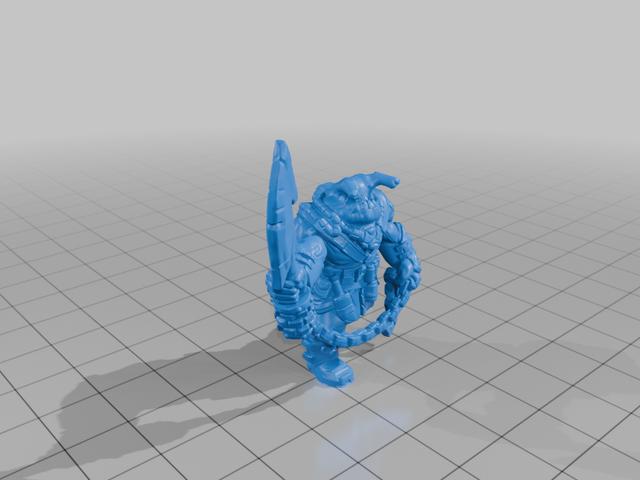 Dreadnoughts Heroscape Proxy 3D model thumbnail