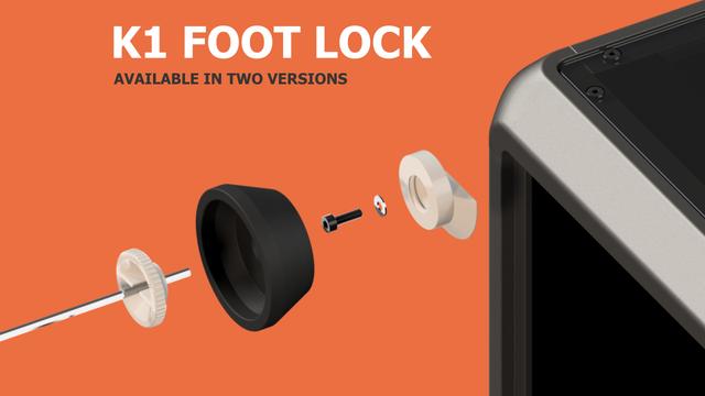 Foot Upgrade - Creality K1 Series 3D model thumbnail