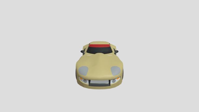 Marcos LM600-GT3 lowpoly for 3D-printing 3D model thumbnail