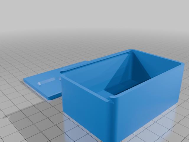 Customizable Round Box with Lid v2 3D model thumbnail